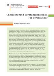 Checkliste / Beratungsprotokoll - Dr. Kirner Finanzblog