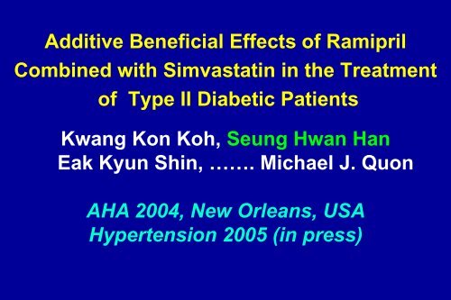 Koh KK, et al. Circulation. 2004