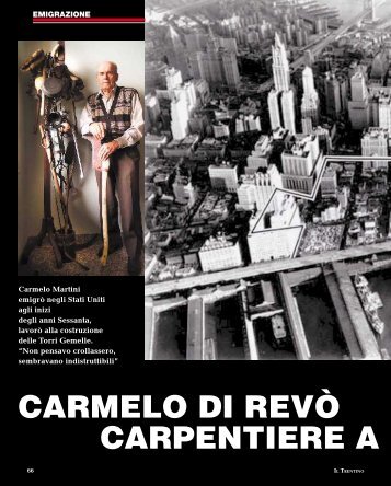 carmelo di revò carpentiere a - Riviste