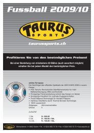 Fussball 2009/10 - TAURUS SPORTS Kloten