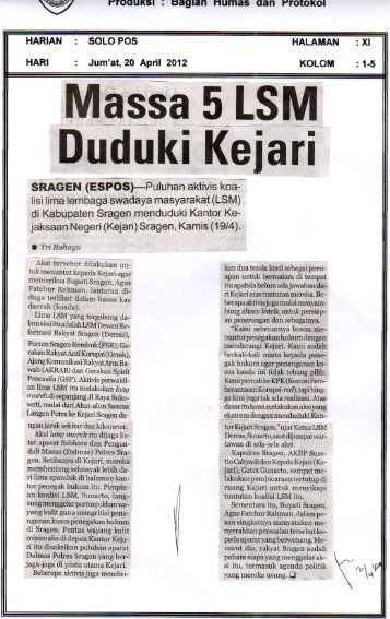 Duduki Keiari - Sragen