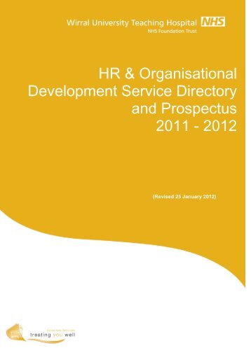 HR & Organisational Development Service Directory And - Wirral ...