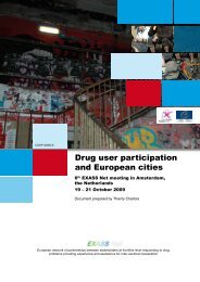 Drug user participation and European cities - Democracy, Cities ...