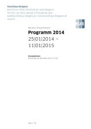 Download PDF Datei - Kunsthaus Bregenz