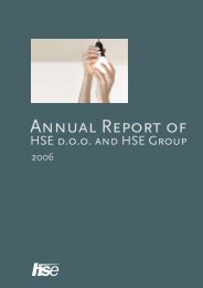 Annual Report of - HSE