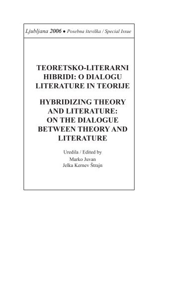 (pdf) / whole papers (pdf) - Društvo za primerjalno književnost - ZRC ...