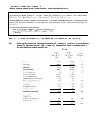 Financials - Tung Lok Restaurants 2000 Ltd