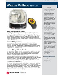 Wireless Visibeam Info - Emergency Vehicle Solutions