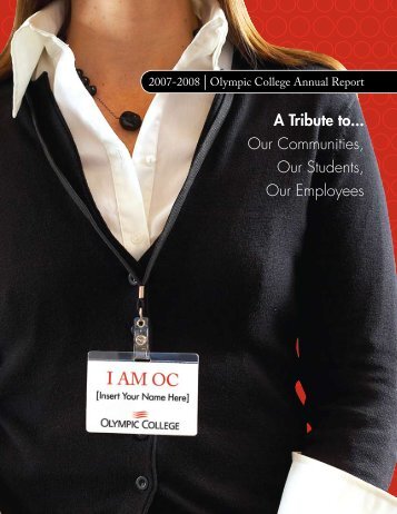 A Tribute to... Our Communities, Our Students ... - Olympic College