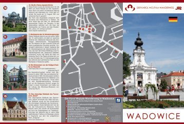 Der Karol Wojtyła Wanderweg in Wadowice