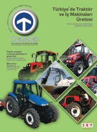Türkiye’de Traktör ve İş Makinaları Üretimi - Taysad