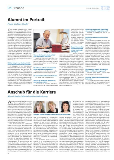 Ausgabe 6-2009 - Goethe-UniversitÃƒÂ¤t