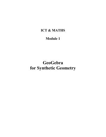 Download Geogebra For Synthetic Geometry - Project Maths