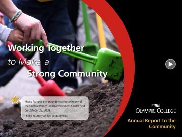 Annual Report to the Community - Olympic College