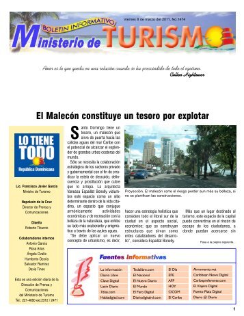 Boletín Informativo 8-4-2011 - Ministerio de Turismo