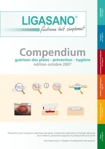 Compendium guérison des plaies - prévention - Ligasano