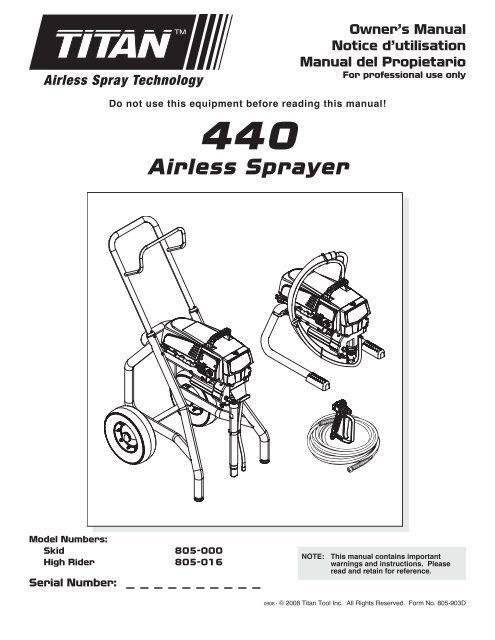 Airless Sprayer