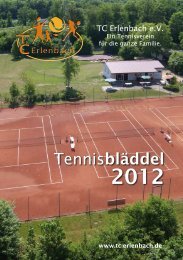 Unser Tennisbläddel 2012 steht zum download bereit.