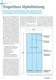 Trugschluss Glykolheizung - Oheim Kühlraumbau