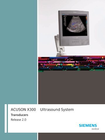 ACUSON X300 Ultrasound System Transducers - Siemens