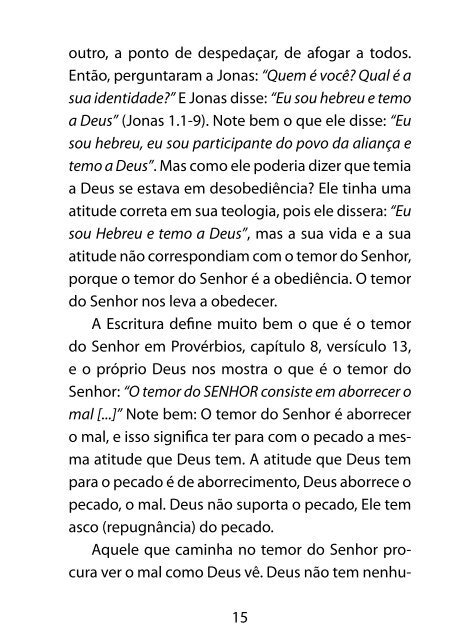 O Temor do Senhor - Lagoinha.com