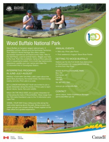 Wood Buffalo National Park - NWTT Travel Trade