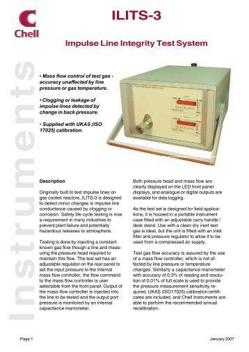 ILITS-3 - Chell Instruments