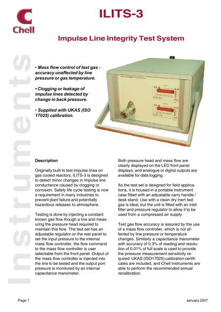 ILITS-3 - Chell Instruments