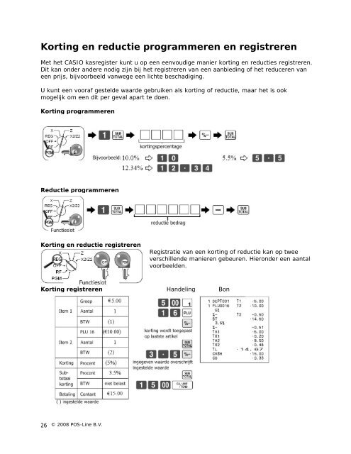 Casio SE C300 handleiding - Jan Kassa