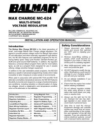MAX CHARGE MC-624 - Balmar