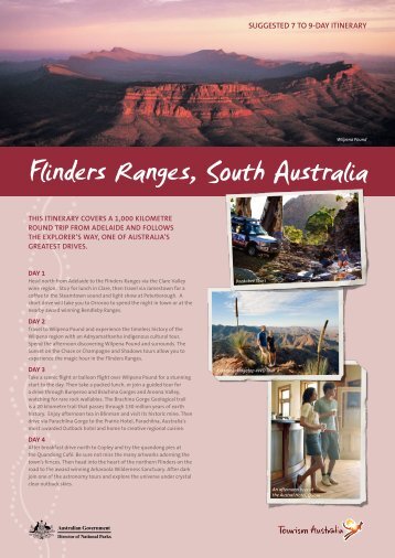 Flinders Ranges itinerary - Tourism Australia