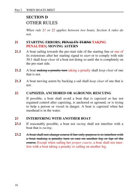 racing rules of sailing 2009 - 2012