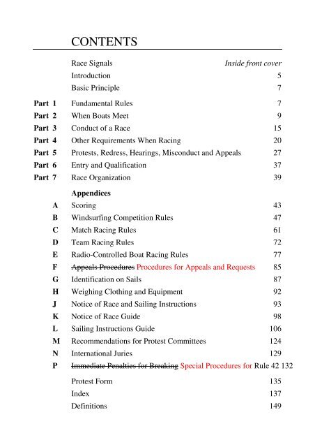 racing rules of sailing 2009 - 2012