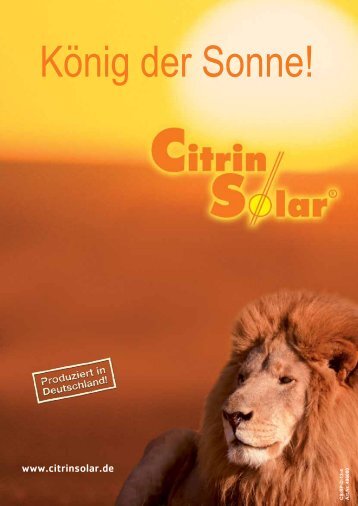 sonnen haus - Citrin Solar