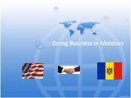 Mr. Thomas Riordan - Doing Business in Moldova - AmCham Moldova