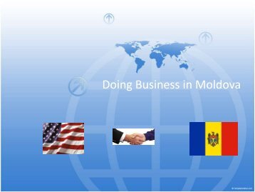 Mr. Thomas Riordan - Doing Business in Moldova - AmCham Moldova