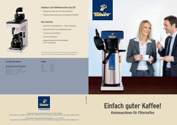 Business-Line-Kaffeemaschine Typ 205 - Tchibo Coffee Service