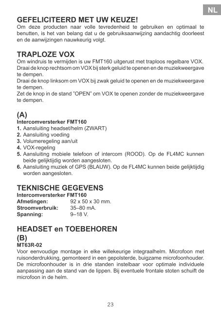 Intercom FMT160 - WebHill.fi -Verkkokauppa