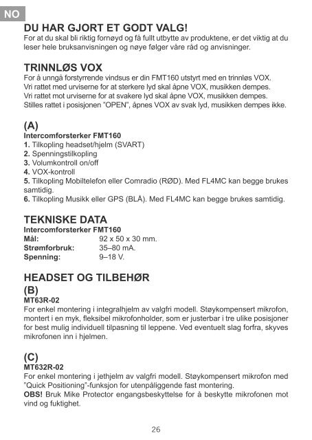 Intercom FMT160 - WebHill.fi -Verkkokauppa