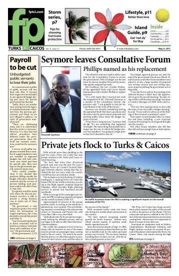 Volume 21 Issue 17: May 5, 2011 - fp Turks and Caicos