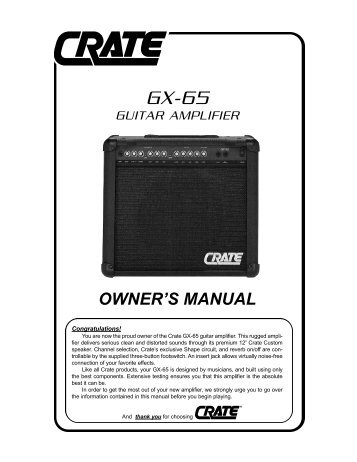 OWNER'S MANUAL