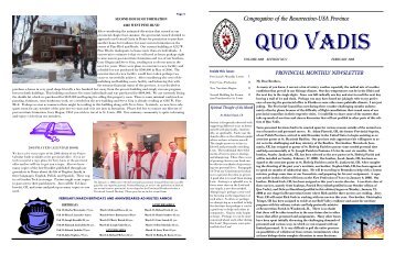 QUOVADIS02-08 - Congregation of the Resurrection, Priests ...