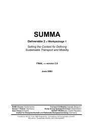 SUMMA Deliverable 2 of Workpackage 1 Setting the Context for ...