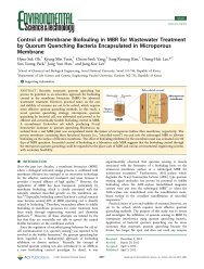 Control of Membrane Biofouling in MBR for Wastewater Treatment ...