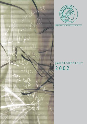 JAHRESBERICHT - Profil - Max-Planck-Gesellschaft