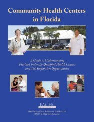 Guide to Understanding Florida's FQHCs and 330 Expansion ...