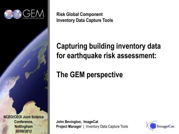 Capturing building inventory data for earthquake risk assessment