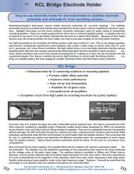 ™ KCL Bridge Electrode Holder - ALA Scientific Instruments