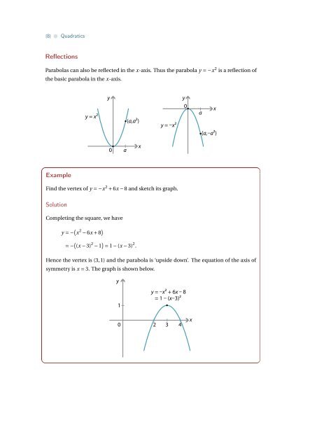 Quadratics - the Australian Mathematical Sciences Institute