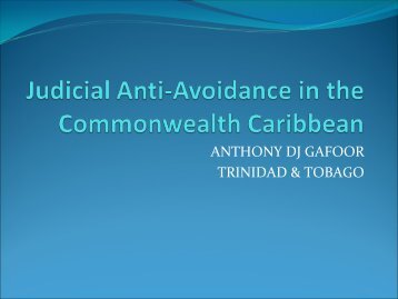 GAAR - Trinidad & Tobago - Iatj.net